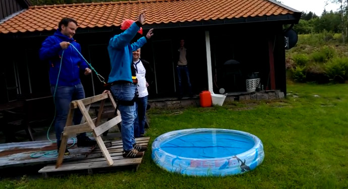Guy-Tricked-Into-Believing-He's-Bungee-Jumping-At-His-Bachelor-Party-Lands-In-Pool