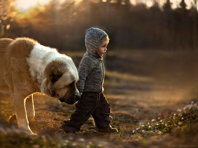 Mothers-Incredible-Photos-Capture-Her-Young-Sons-Magical-Bond-With-Animals-2