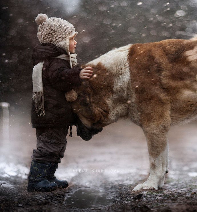 Mothers-Incredible-Photos-Capture-Her-Young-Sons-Magical-Bond-With-Animals-3