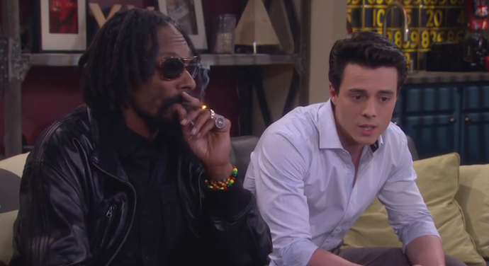 Snoop Lion Smoking Weed