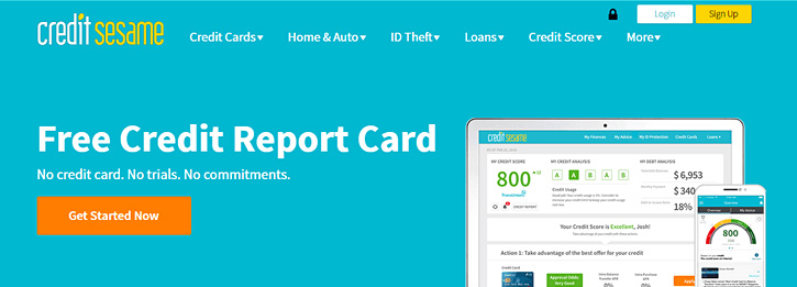 credit report card credit sesame