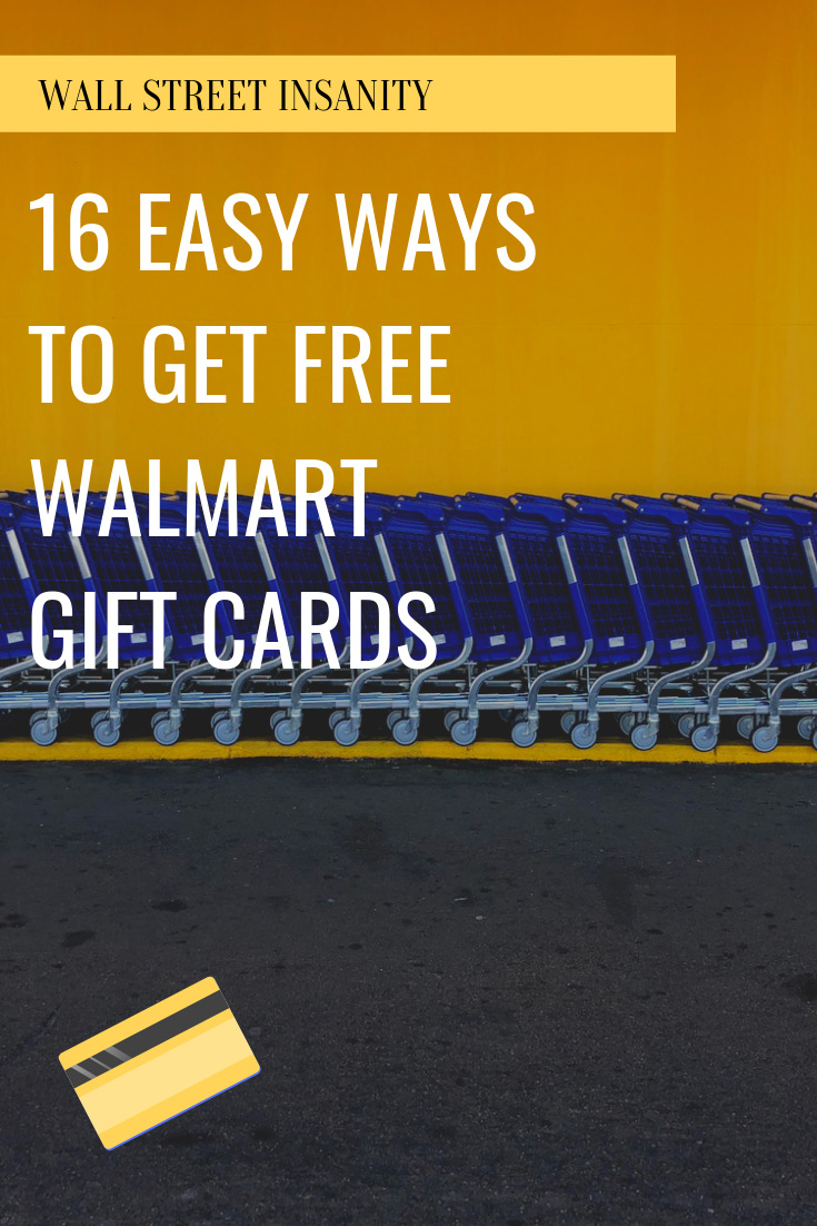 free Walmart gift cards